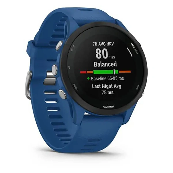 Смарт часы Garmin Forerunner 255 с синим ремешком